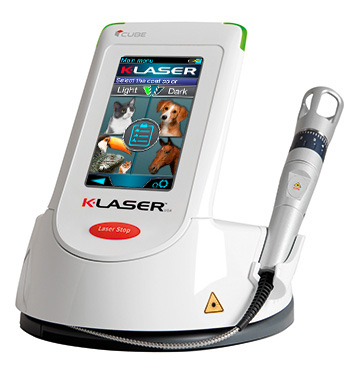 K-Laser Cube 3 model Class IV therapy laser for veterinary practices